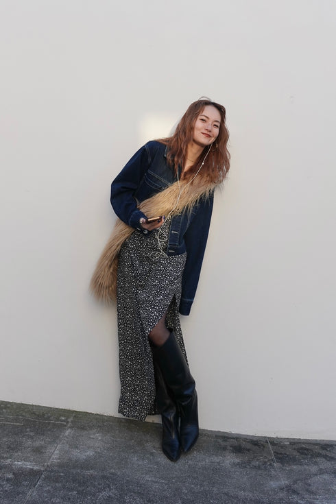 ホワイトボタンデニムJK